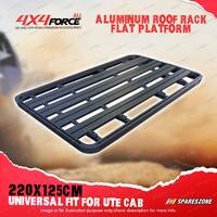 4X4FORCE 220 x 125cm Aluminum Roof Rack Flat Platform Universal Wagon