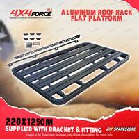 220 x 125cm Roof Rack Flat Platform with Bracket for Mitsubishi Pajero