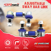 Pair 4X4FORCE Front Adjustable Sway Bar Links for Mitsubishi Triton ML MN 06-14