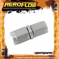 Aeroflow Stainless Steel Straight Female Coupler Pipe Fitting -4 to - 3 AN