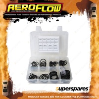 Aeroflow Brand Viton O-Rings -3 To -20An Pk 10 Of Each In Plastic Case