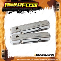 Aeroflow Brand Chrome Steel Valve Covers for Chrysler Small Block AF1821-5006