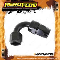 Aeroflow 200 Series Hose End PTFE Hose Fitting Black 120 Degree -16 AN