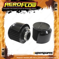 Aeroflow Black Clamp On Breather With Shield 3" 76.2mm Od 63.5 H 34.9 Id