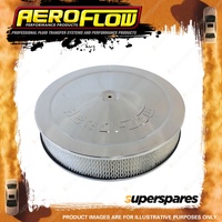 Aeroflow Chrome Air Filter Assembly Air Cleaner 1-1/8"x14"X 3" 5-1/8" Neck Paper