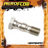 Aeroflow Stainless Steel Double Banjo Bolt 3/8"- 24 31mm 1-7/32" Lenght