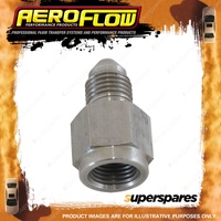 Aeroflow Straight Female NPT To Male Adapter 1/8" To -3AN Stainless Steel