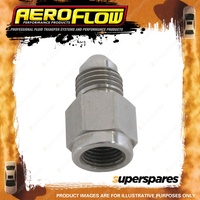 Aeroflow Straight Female NPT To Male Adapter 1/8" To -4AN Stainless Steel