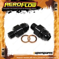 Aeroflow Transmission Cooler Fitting 1/4" Npsm Straight Thread To -6 AN