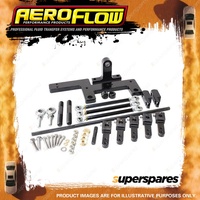 Aeroflow Brand Series 4150 Dual Carburettor Blower Linkage Kit Black