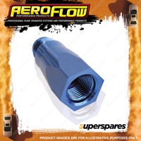 Aeroflow Adjustable Check Valve -6 AN Blue Finish Male To Female AN Outlets