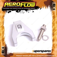 Aeroflow Billet Distributor Hold Down Clamp - Silver Suits for Chevy SBC / BB