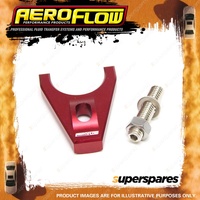 Aeroflow Billet Distributor Hold Down Clamp - Red Suit for for SB Ford Large