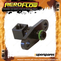 Aeroflow Fuel Rail Adapter Black for Mitsubishi Evo 10 With 40mm Centres