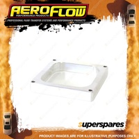 Aeroflow Brand 1" Open High Velocity Carburettor Spacer Raw Finish