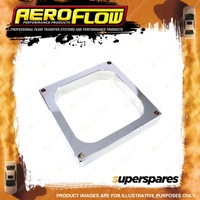 Aeroflow Brand 1" Open High Velocity Carburettor Spacer Chrome Finish