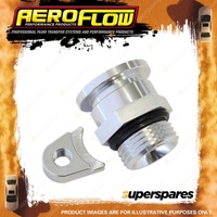 Aeroflow Fuel Pressure Regulator Adapter Silver for Holden V8 Efi