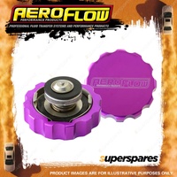 Aeroflow Billet Radiator Cap Small Style Suit 32mm Water Neck Purple Finish