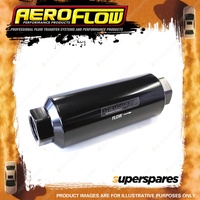 Aeroflow 60 Micron Pro Filter With -12AN ORB Ports Black Finish AF66-2043BLK