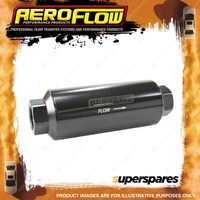 Aeroflow Brand 100 Micron Pro Filter With -12AN ORB Ports Black Finish