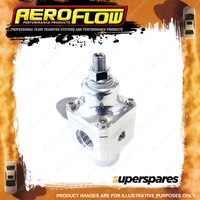 Aeroflow Billet 2 Port Carburettor Fuel Pressure Regulator -8 ORB Polished