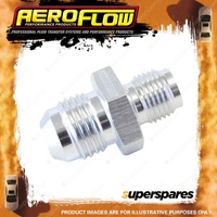 Aeroflow Brand Inverted Seat Adapter Silver Finish 7/16"-24 to -6