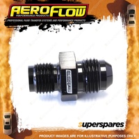 Aeroflow toerted Seat Adapter Fitting Black Finish 1/2"-20 to -6 AN