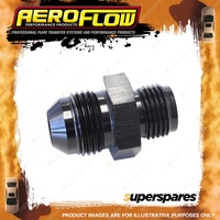 Aeroflow toerted Seat Adapter Fitting Black Finish 5/8"-18 to -8 AN