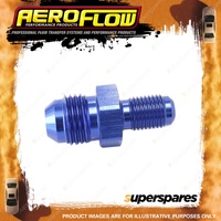 Aeroflow Inverted Seat Adapter Fitting Blue Thread 3/8"-24 Inv -6 AN