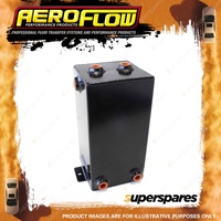 Aeroflow Fabricated Alloy Tank 4L Capacity 5"L X 5"W X 10.5" Black Finish