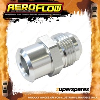 Aeroflow Push In Valve Cover Breather Adapter -12AN Fitting Silver