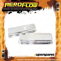 Aeroflow Brand Fabricated Valve covers for Ford 302 351C Polished -12Orb