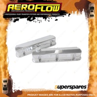 Aeroflow Fabricated Billet Valve Covers Polished Finish for Ford 289 / 351