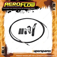 Aeroflow Parachute Release Cable Kit With Black Handle And Accessories