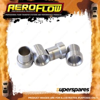 Aeroflow Tube Sleeve -4An To 1/4" Tube Stainless Steel -4An Fits Over 1/4" Line