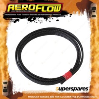 Aeroflow 1/4" 1 Meter Heat Flex Braid Black Tight Weave High Coverag