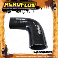 Aeroflow 90 Degree Silicone Hose Reducer/Expander 83-76mm 3-1/4"-3" I.D Black