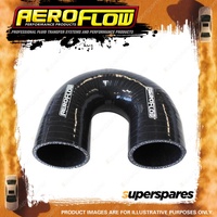 Aeroflow Brand 180 Degree Silicone Hose Elbow 25mm 1" Diameter Black