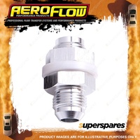 Aeroflow Brand Fuel Cell Fitting -6An Silver Fuel Cell Bulkhead Fitt