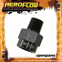 Aeroflow Bsp Male To NPT Female Adapter 1/8" To 1/8" Black Finish