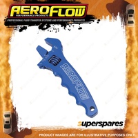 Aeroflow Brand Aluminium Adjustable Grip Spanner Blue Finish Hose Fitting