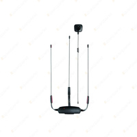 Aerpro Diversity TV Antenna with Amplifier - 96 x 44cm Internal T-shaped Antenna