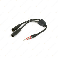 Aerpro Antenna Splitter - Fitted with Two Female Sockets & One Plug