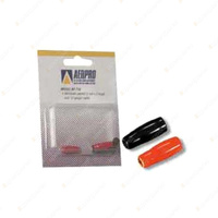 Aerpro 12 Gauge Terminals - Plastic Insulation 2x Red 2x Black Packet of 4