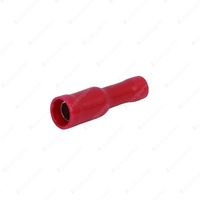 Aerpro 100 Pcs of 4mm Width Female Bullet Terminal - 22/16GA 0.5-1.5mm Red