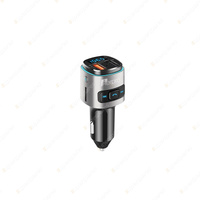 Aerpro Bluetooth FM Transmitter with QC3.0 Quick Charge USB for 12 & 24V Vehicle