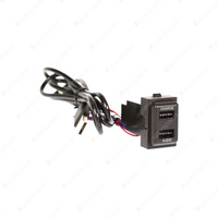 Aerpro Dual USB Charge & Sync Harness Suitable for Jeep 20.5mm x 32mm