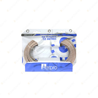 Aerpro BASSIX 16GA 12M Speaker Cable - Clear PVC Insulation Maximum Flexibility