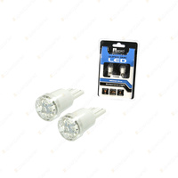 Aerpro Pair of T10 Wedge 6 Blue Super SMD LED Globe - Low Heat Output