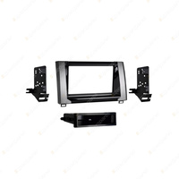 Aerpro Double Or Single DIN Brushed Silver Facia Suit for Toyota Tundra 2014-On